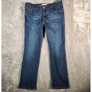 Levi's 505 Jeans‎ Women's 36X31 (Tag 16M 33X32) Blue Stretch Straight Leg